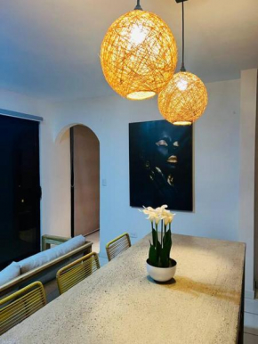 Calido loft con vista a piscina